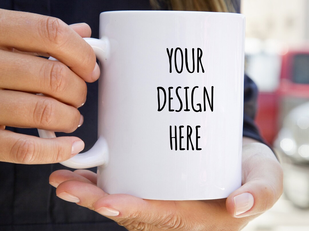 Mug. Add Custom 11oz Ceramic Coffee Mug: Add Your Logo - Etsy