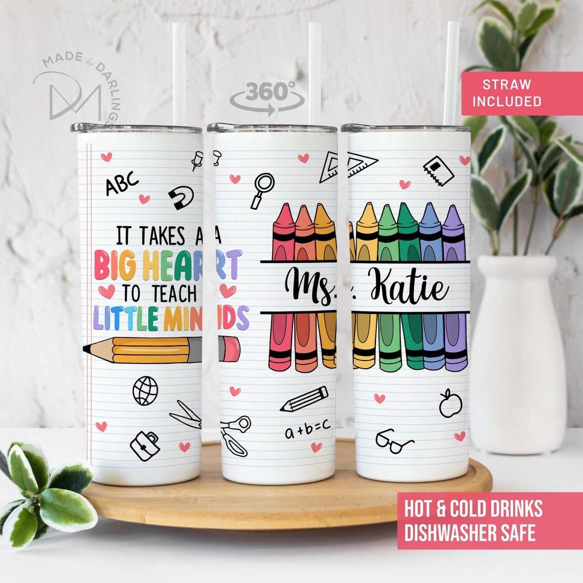 Custom Teacher Tumbler , Personalized teacher tumbler , Gift for teacher, Teacher tumbler , Teacher Appreciation Gift image 1