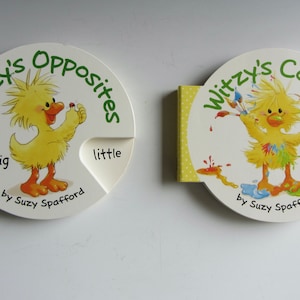 2 Suzy’s Zoo Board Books – Witzy’s Opposites and Witzy’s Colors