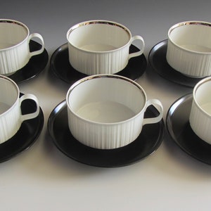 Rosenthal &quot;Variation&quot; Studio Line - Set of 6 Cups and Saucers