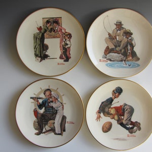 12 Plate Norman Rockwell Fine China Collection – The Danbury Mint