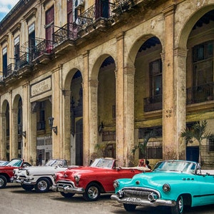Car Show in Cuba, Car Show in Havana, Old Cars in Havana Photo Print, Old Cars in Cuba, Classic Cars in Havana, Classic Cars in Cuba