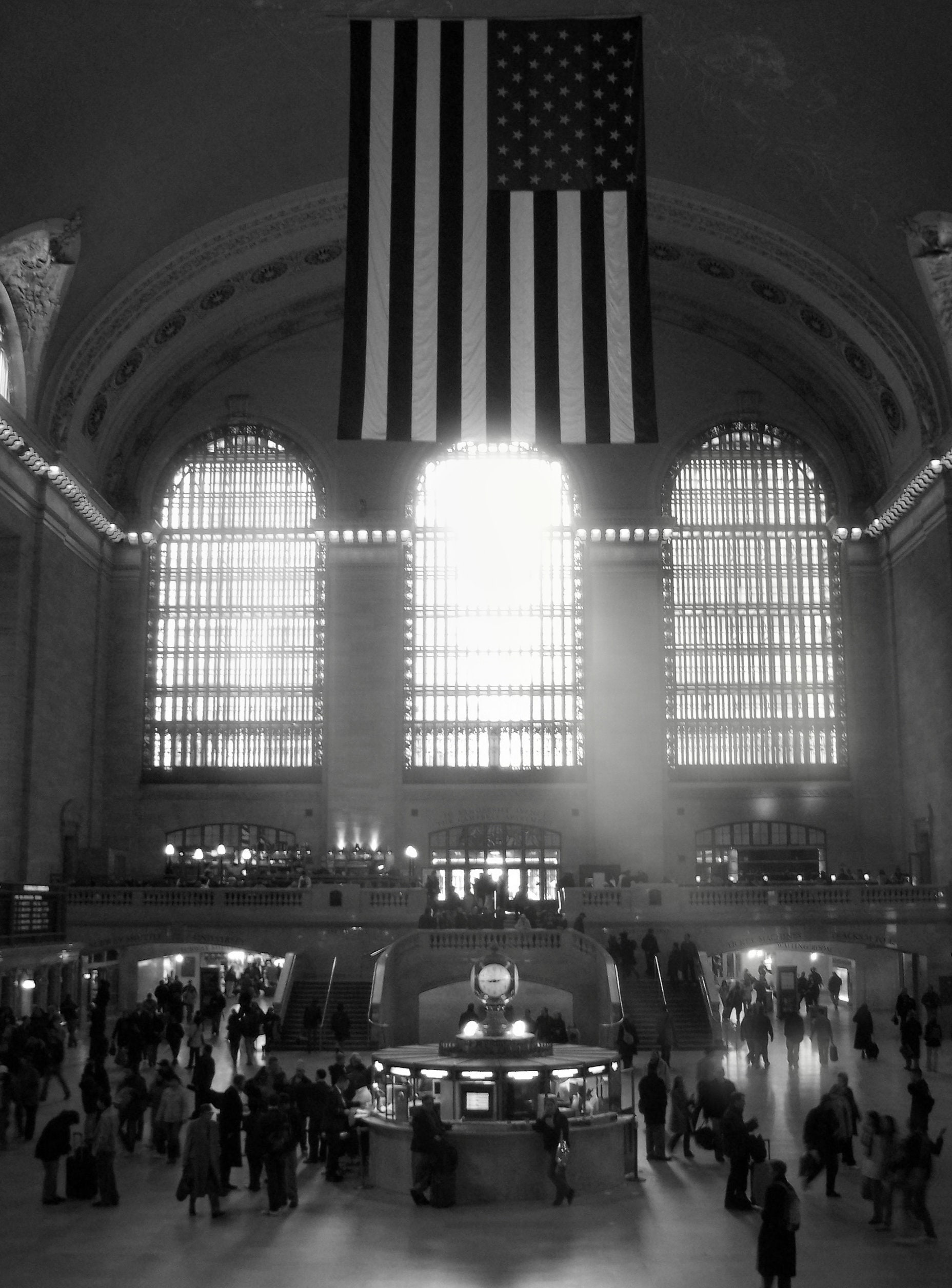Grand Central Station Art Print, Black and White Picture of Grand Central Station, Grand Central NY, Picture of Grand Central Station NY