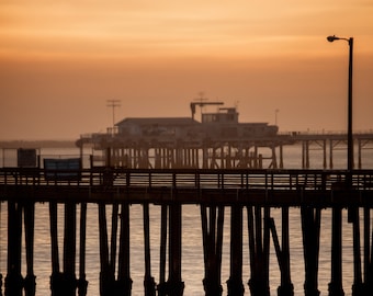 Avila Beach Pier Photo Print, Avila Beach Photo Print, California Pier Photo, California Beach Photography, Sunset Pier Photo, CA Pier Photo