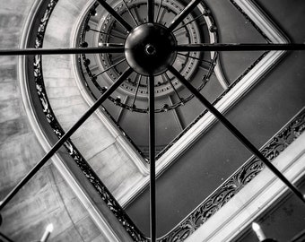 Biltmore Castle Asheville Photo Print, Staircase Biltmore Castle, North Carolina Castle Photo, Old Staircase Photo, Staircase old castle