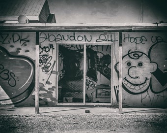 Abandon All Hope, CA Desert Photos, Salton Sea Photo Prints, Salton Sea Photography, CA Desert Prints, Abandoned Places Photos, CA Prints