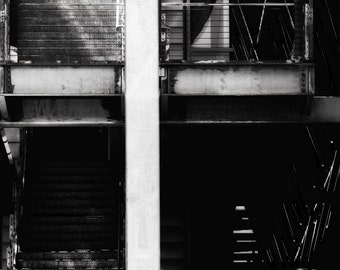 Old Building on Alcatraz Photo Print, Abandoned Prison Building on Alcatraz, Abandoned Prison Photo Print, Abandoned Building Photo