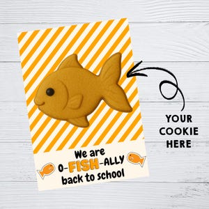 INSTANT DOWNLOAD We Are Ofishally Back To School Cookie Cards 3.5x5