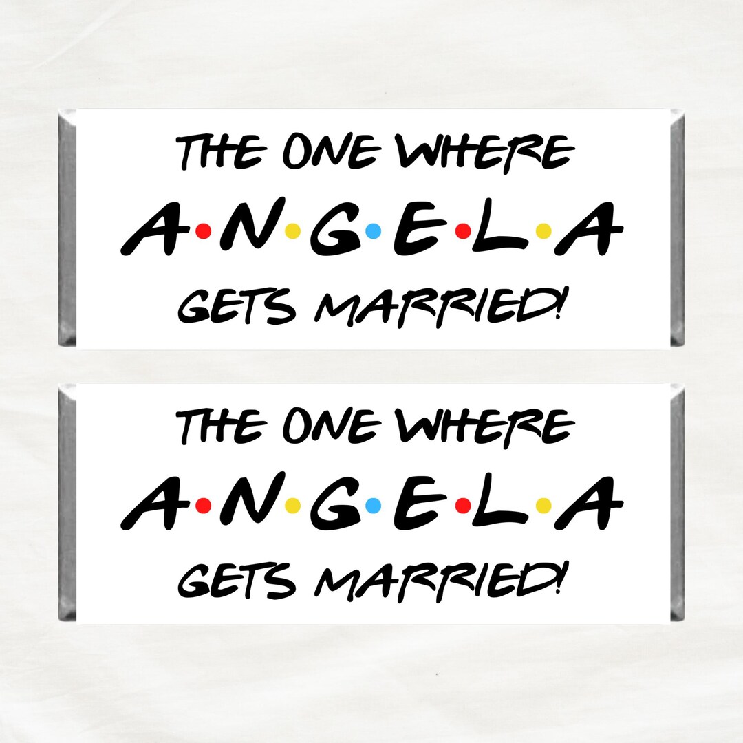 DIGITAL DOWNLOAD ONLY Friends Themed Bridal Shower Engagement Wedding ...