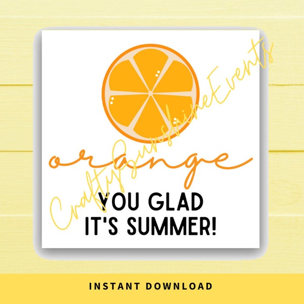 ORANGE YOU GLAD SET