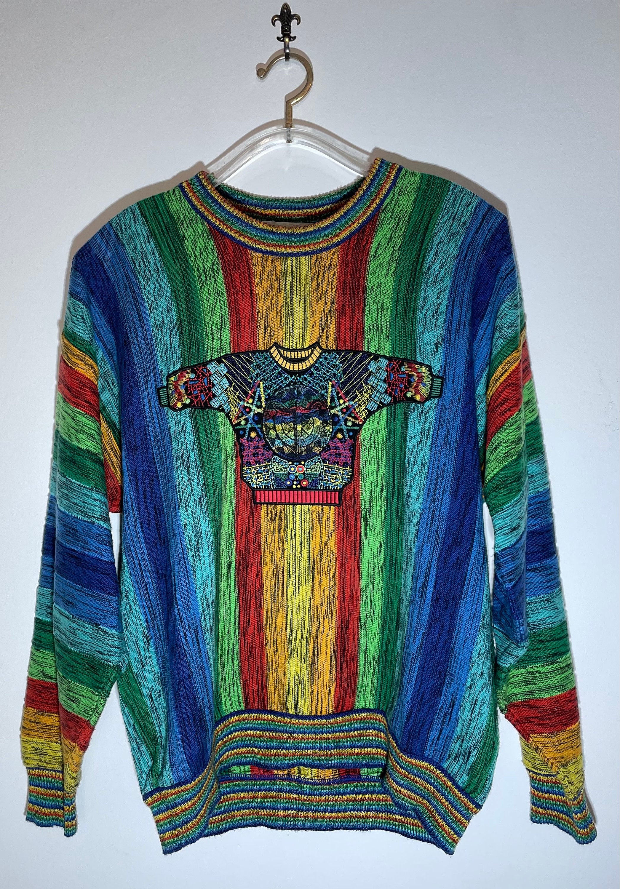 C001 Carlo Colucci Knit sweater M Carlo in Carlo King's | Etsy