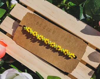 Pulseras de flores