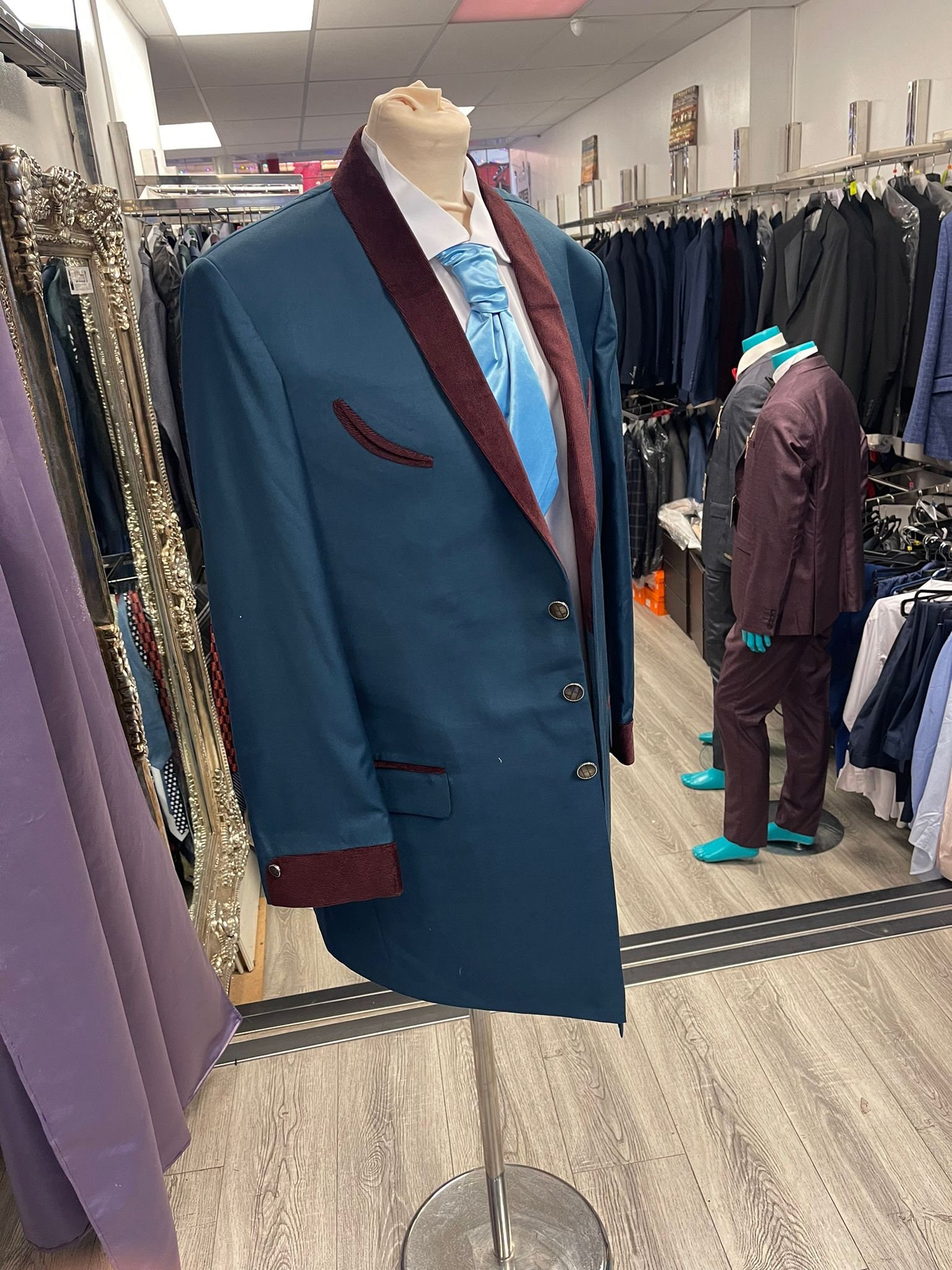 Teddy Boy Drape Coat Etsy Singapore