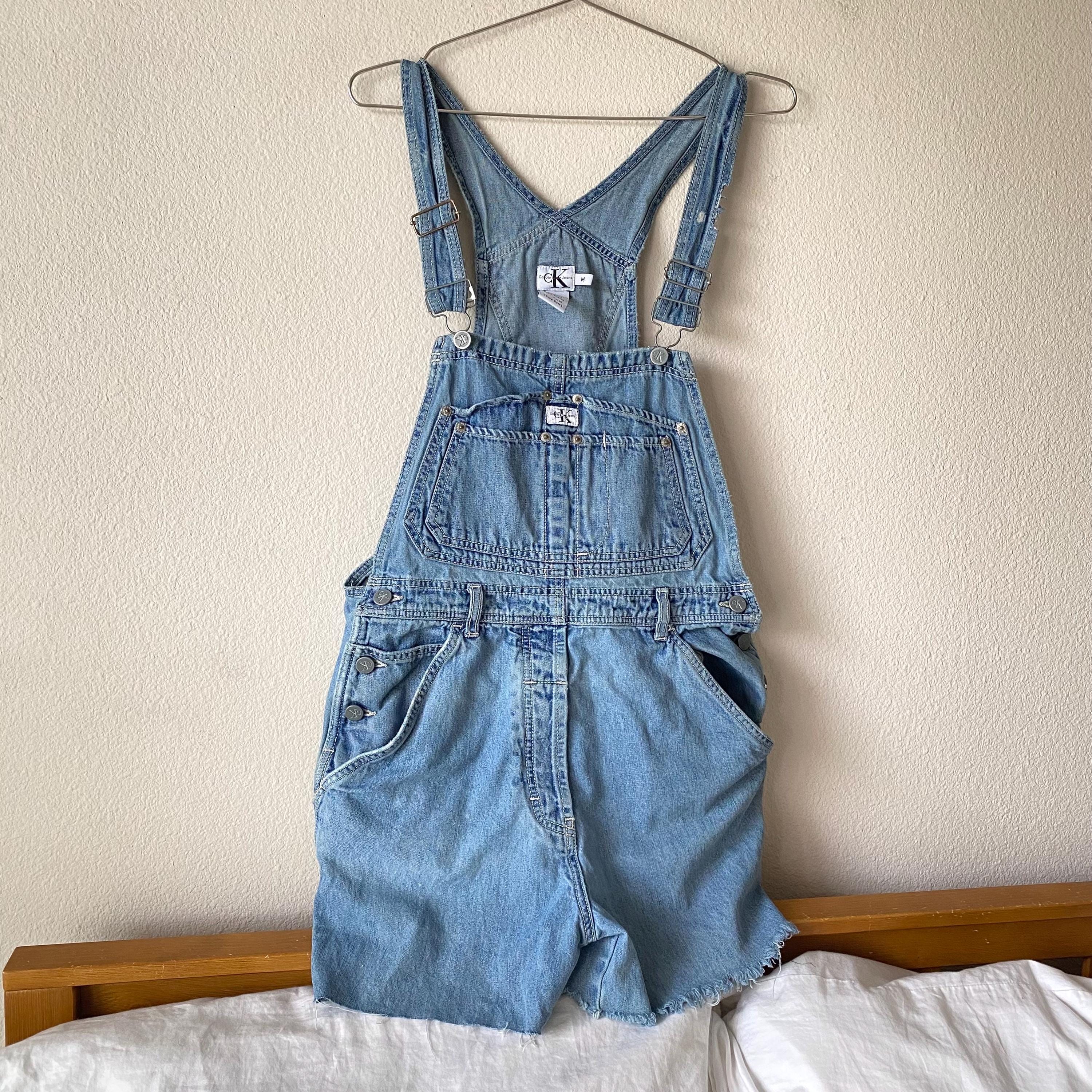 Bib Overalls Dungarees Calvin Klein 90s Calvin Klein Jeans Denim