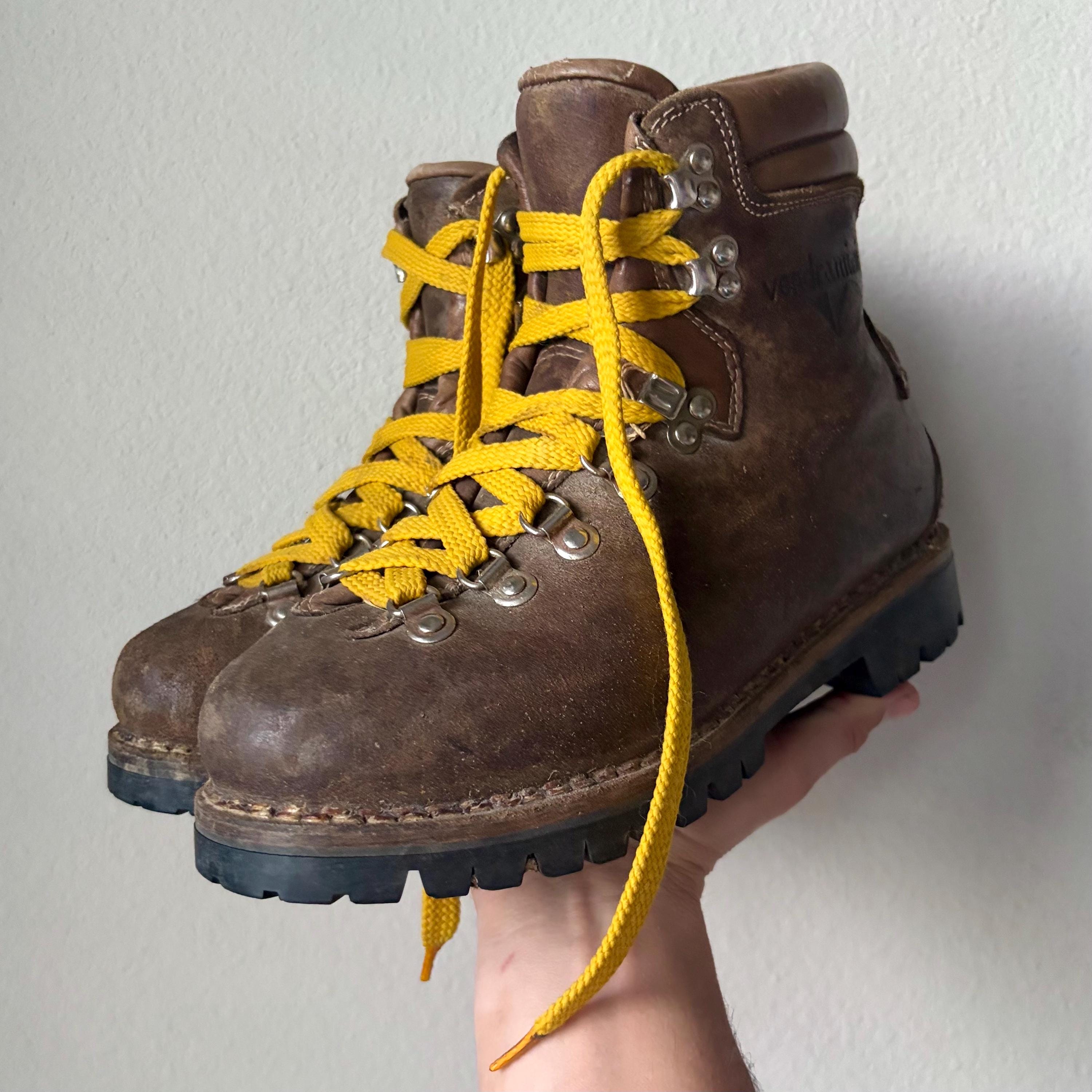 Bottes De Randonnée ASOLO Vibram - Cuir Marron - Taille US 6.5 Femme (Occasion Très Bon État)