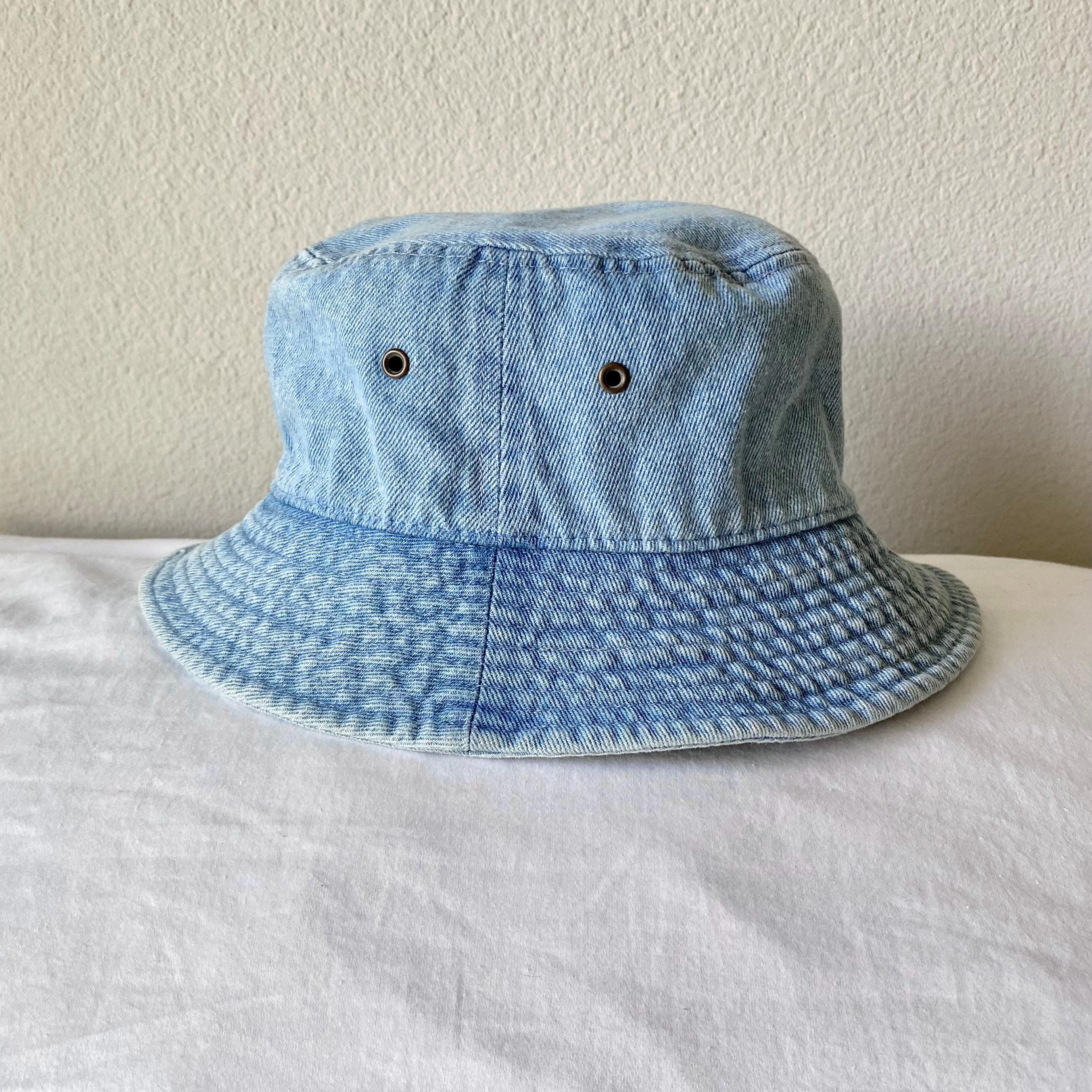 Jean Denim Bucket Hat. Light Denim. Great Condition. Tagged  display picture 3