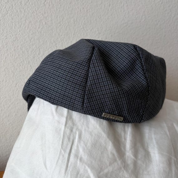 Stetson wool flat cap Stetson ivy cap Stetson driver cap. Plaid flat cap
