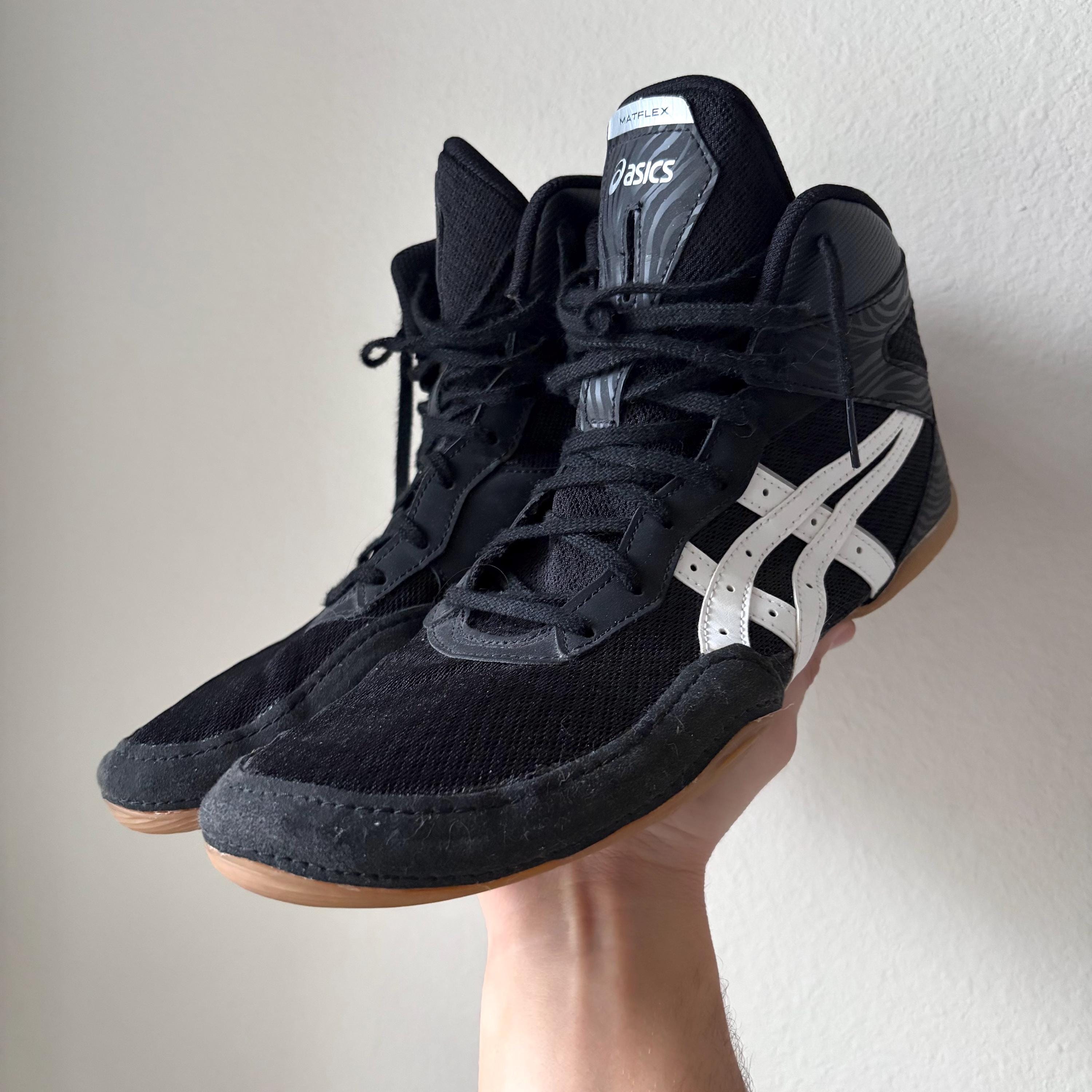 Zapatillas de lucha ASICS. Zapatillas de lucha ASICS Matflex. Zapatillas de lucha ASICS negras. 12