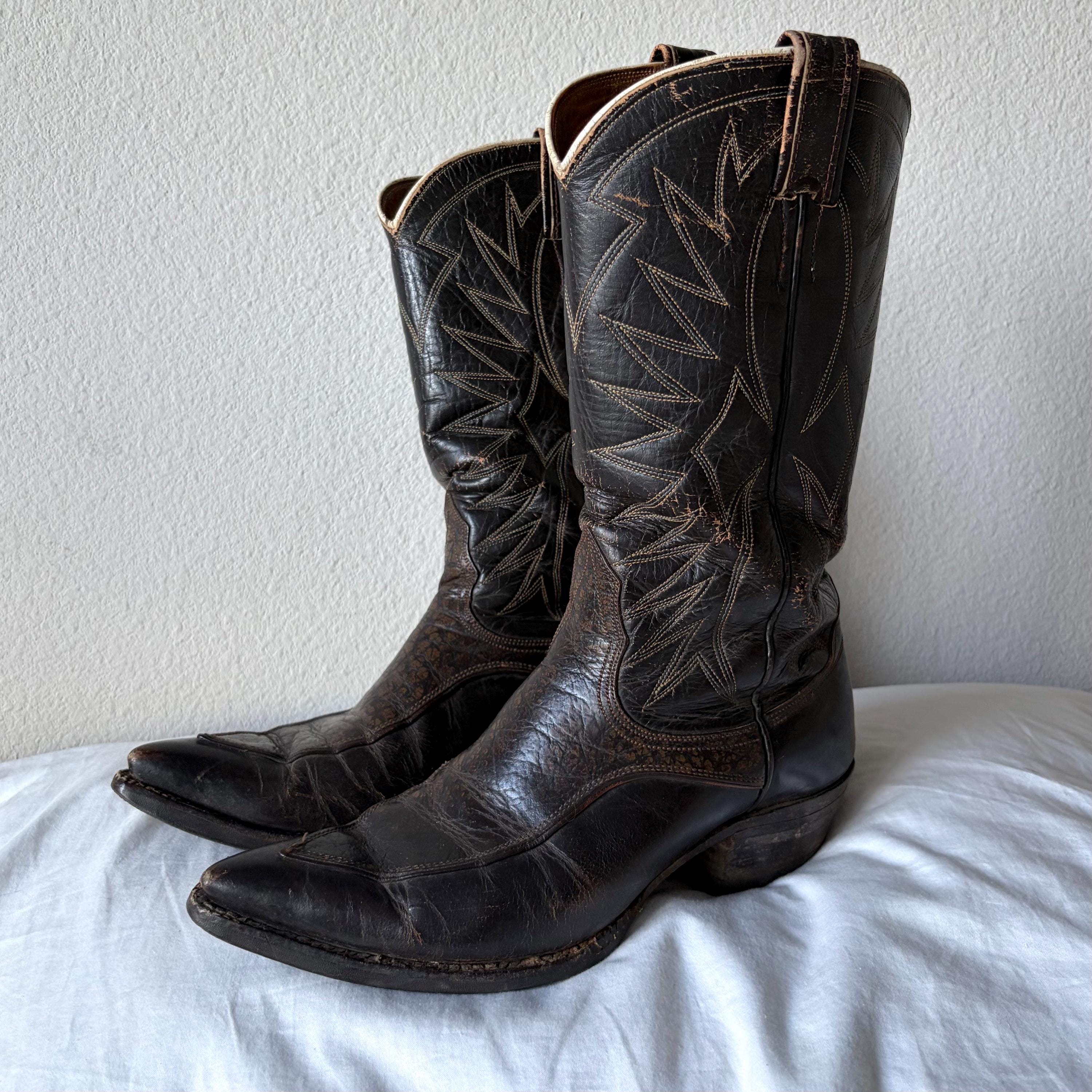 Nocona Leather Boots - Etsy