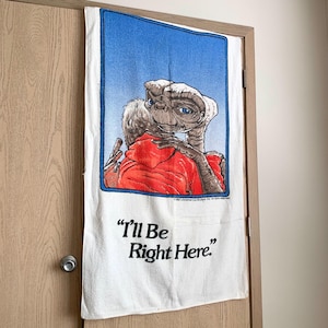 Vintage 80s 1982 ET beach towel