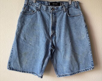 Levi's Silver Tab Jeans Vintage 90s Baggy Denim Carpenter Shorts