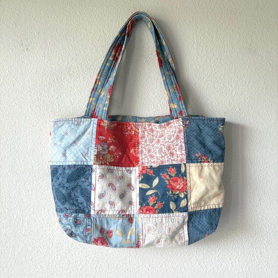 Handmade patchwork purse patchwork bag patchwork … - image 3