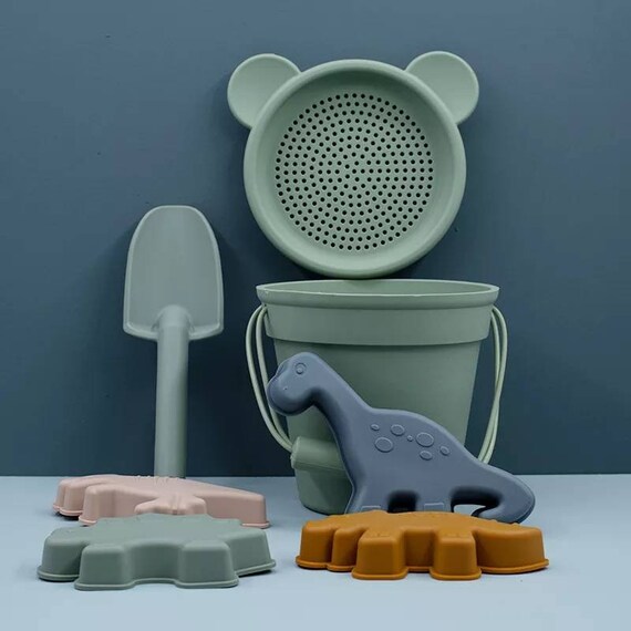 Baby Bucket and Spade Set Silicone Bucket and Spade Toys Etsy