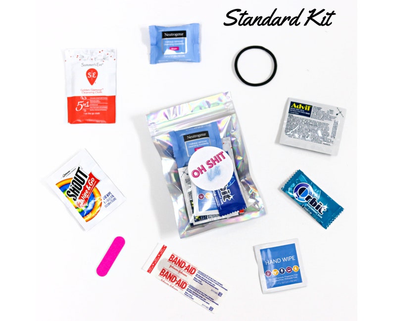 Adult Party Favors Complete With Supplies Hangover Kit Recovery Kit Wedding Bachelorette Party Birthday FREE CUSTOMIZATION image 2