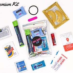 Adult Party Favors Complete With Supplies Hangover Kit Recovery Kit Wedding Bachelorette Party Birthday FREE CUSTOMIZATION image 3