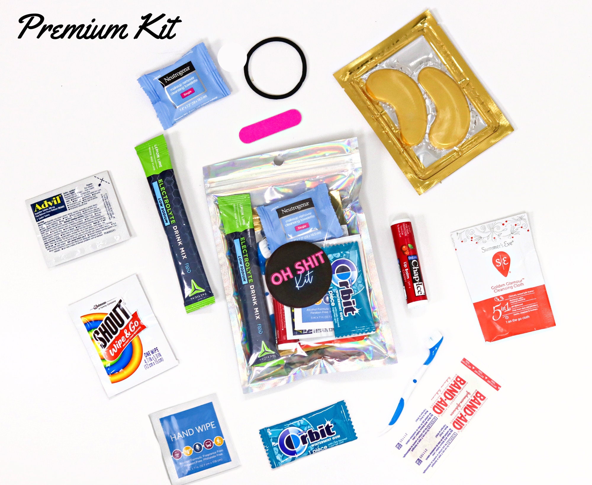 Travel Emergency Kit With Supplies Recovery Hangover Kit Adult