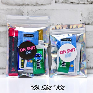 Adult Party Favors Complete With Supplies Hangover Kit Recovery Kit Wedding Bachelorette Party Birthday FREE CUSTOMIZATION image 6