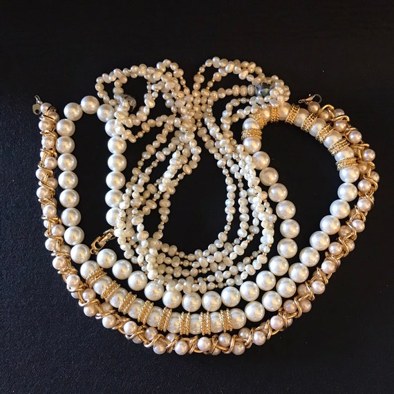 Lot of Vintage Unsigned Costume Jewelry for Weari… - image 1