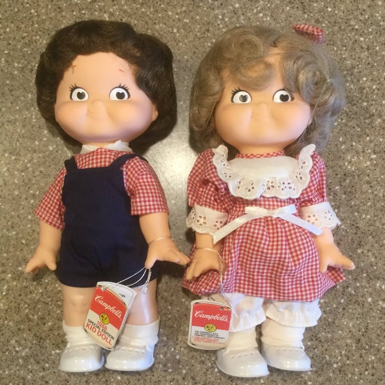 ビンテージ 1988 キャンベルドールセットCampbell Doll Set Vintage Campbell's Soup Century Edition Campbell Kids Boy