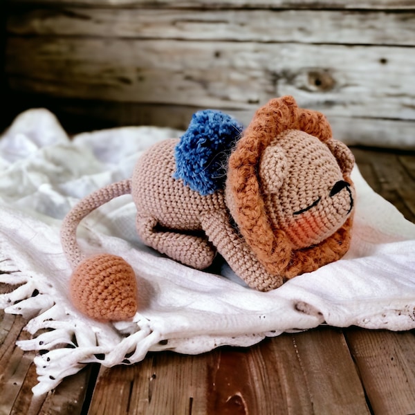 Häkelanleitung Löwe Wilhelm Amigurumi PDF Datei crochet pattern lion wilhelm pdf