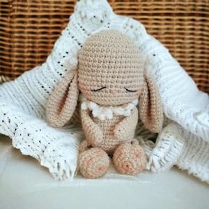 Crochet pattern bunny Rosalie Amigurumi PDF file crochet pattern bunny Rosalie pdf
