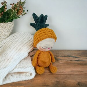 Crochet pattern pineapple Kathi Amigurumi crochet animal PDF file crochet pattern pineapple kathi pdf image 5