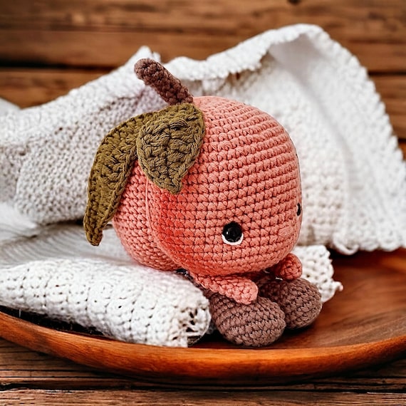 Häkelanleitung Pfirsich Paula Amigurumi PDF Datei crochet pattern peach paula pdf