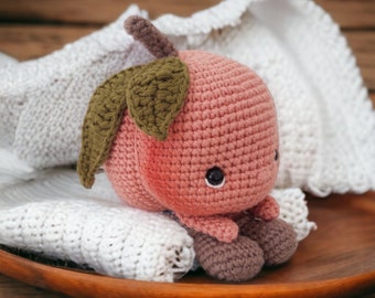 Crochet Pattern Peach Paula Amigurumi PDF File Crochet