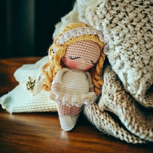 Crochet pattern angel christ child doll christmas angel Leni Amigurumi PDF file crochet pattern angel christ child christmas angel leni pdf