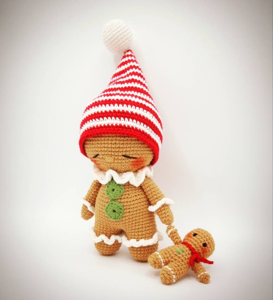 Häkelanleitung Lebkuchenmännchen Gregor Amigurumi PDF Datei - Etsy
