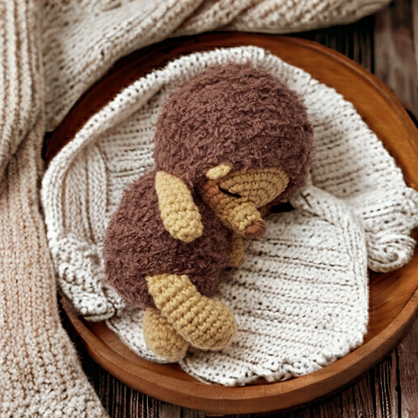 Crochet pattern hedgehog Benedict Amigurumi PDF file crochet pattern hedgehog Benedict pdf