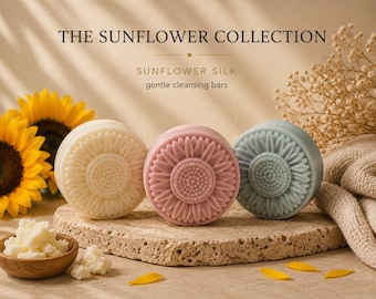 Handmade Sunflower Oil Soap Bar | Gentle Cleansing, Nourishing Skin