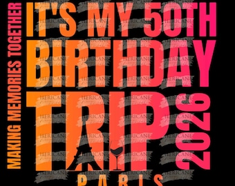 50th Paris Birthday