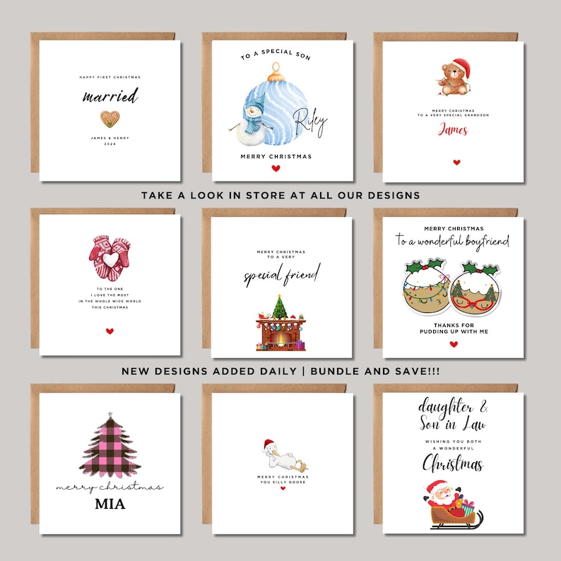 Christmas cards online sister