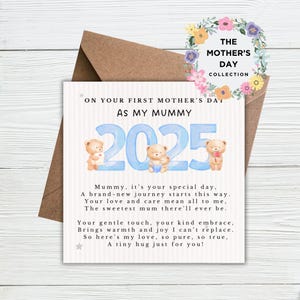 Mummy Mother&#39;s Day Card Thank You Mummy Mother&#39;s Day Card, Cute Card for Mummy, Amazing Mum Mother&#39;s Day Card