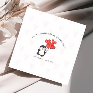 To My Wonderful Boyfriend Valentinstag Karte für Ihn
