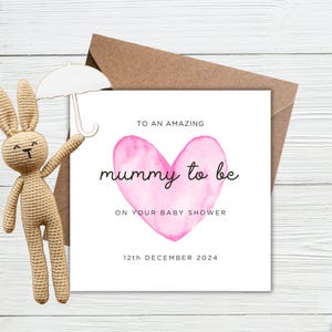 Baby Shower Card, Friend Pregnancy Card, Mummy To Be Card, Baby Shower Gifts, Congratulations Pregnancy Card, Mum To Be Card, Parents To Be