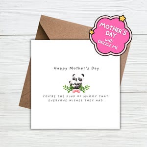 Mummy Mothers Day Card | Card for Mum | Handmade Mother’s Day Card for Mummy Keepsake Mothers Day Gift