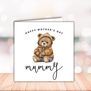 Mummy Mother&#39;s Day Card Thank You Mummy Mother&#39;s Day Card, Cute Card for Mummy, Amazing Mum Mother&#39;s Day Card