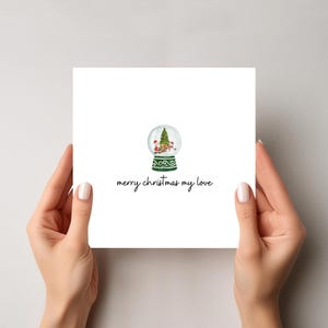 Kerstkaart vriendin, kerstkaarten voor vriendin, kerstkaart vrouw, romantische kerstkaart, kerstcadeau vriendje, voor haar